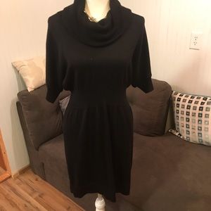 Loft cowl neck sweater dress